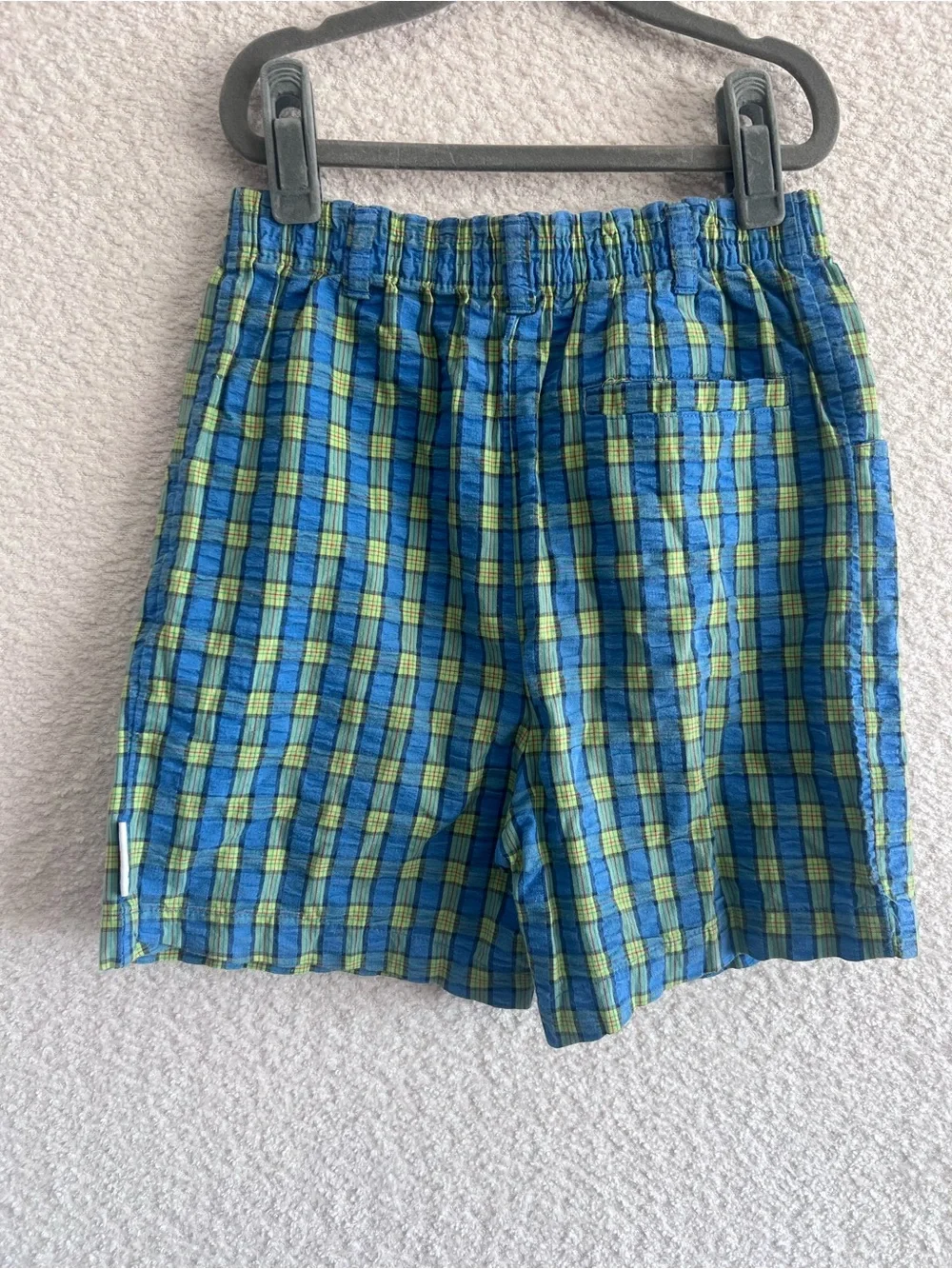 Gymboree Vintage Rainbow Tag Plaid 90s Shorts‎ Size 6-7 Years/XX Large